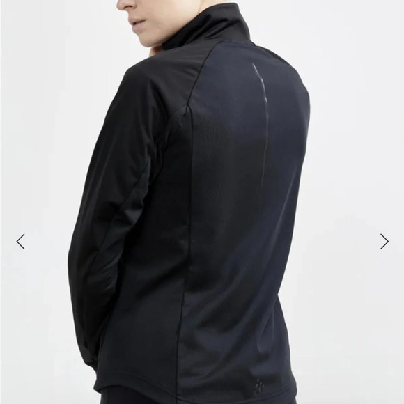 Craft Women’s XL ADV Essence Warm Jacket Black NWT Wind Protection Thumbholes - Picture 10 of 14